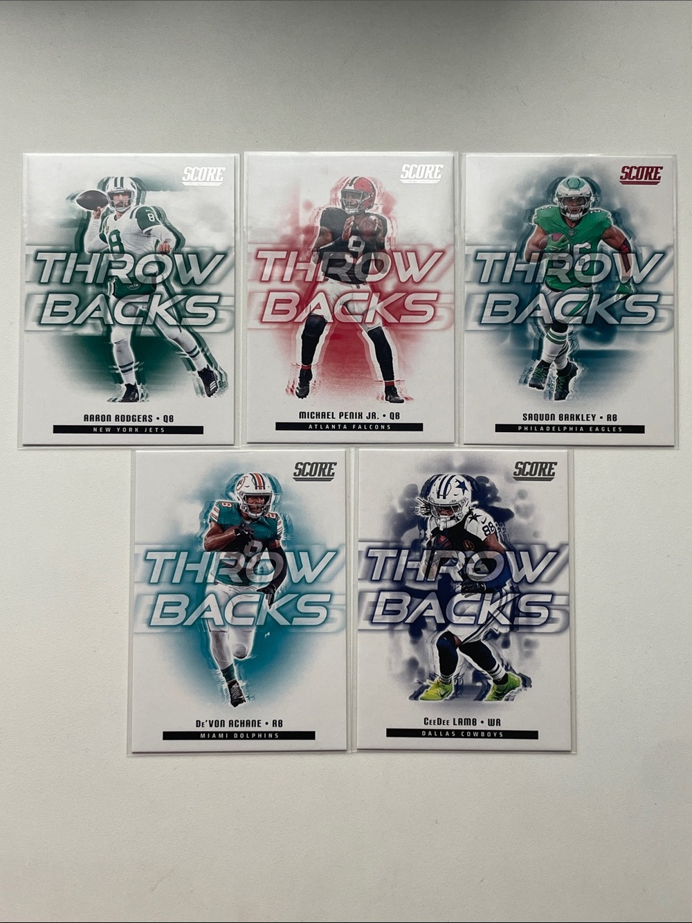 Panini Football Throwbacks Insert Lot